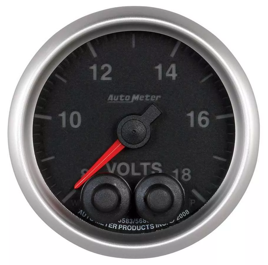 2-1/16 E/S Voltmeter Gauge - 8-18 Volts