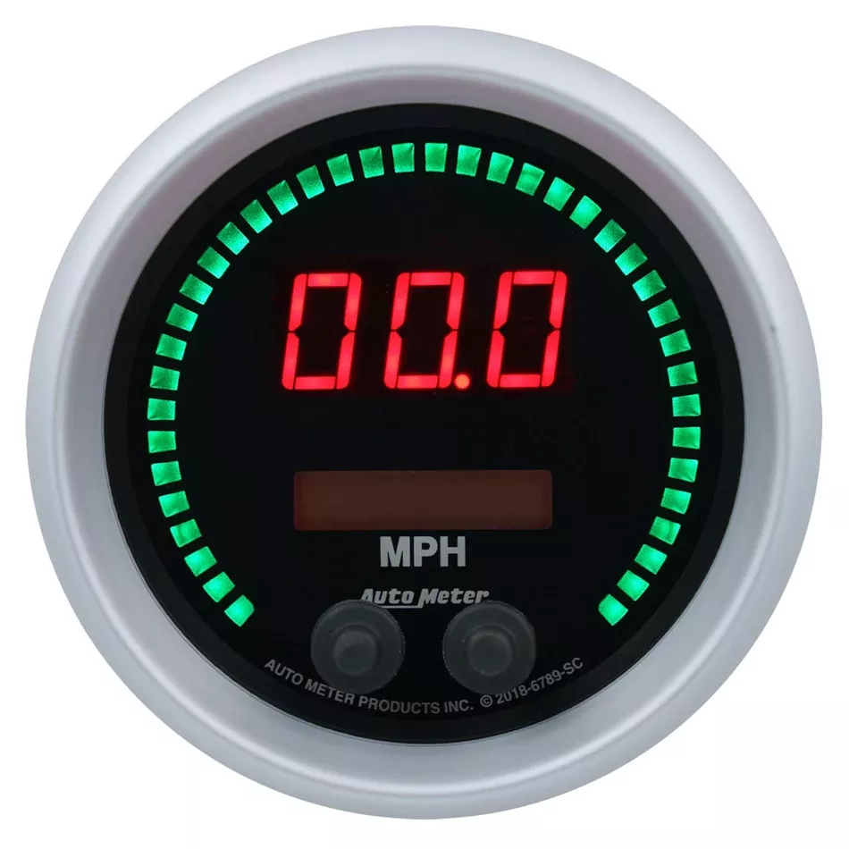 3-3/8 Speedometer 260mph Elite Digital SC Series