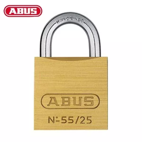 Abus - 55311 - Padlock Brass 55/25 - Optional Keying