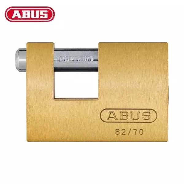 Abus - 82705 - Padlock Brass 82/70 - Optional Keying