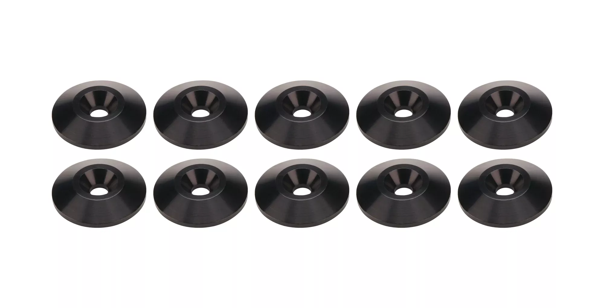Allstar Performance - Countersunk Washer Black #10 10pk