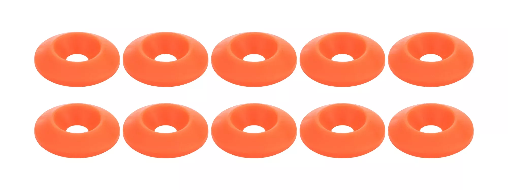 Allstar Performance - Countersunk Washer Fluorescent Orange 10pk