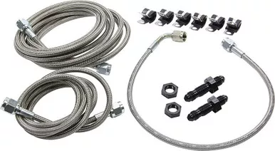 Allstar Performance - Front End Brake Line Kit Mod OEM Calipers