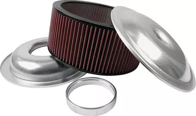 Allstar Performance - LW 14in A/C Kit Plain 6in Washable Element
