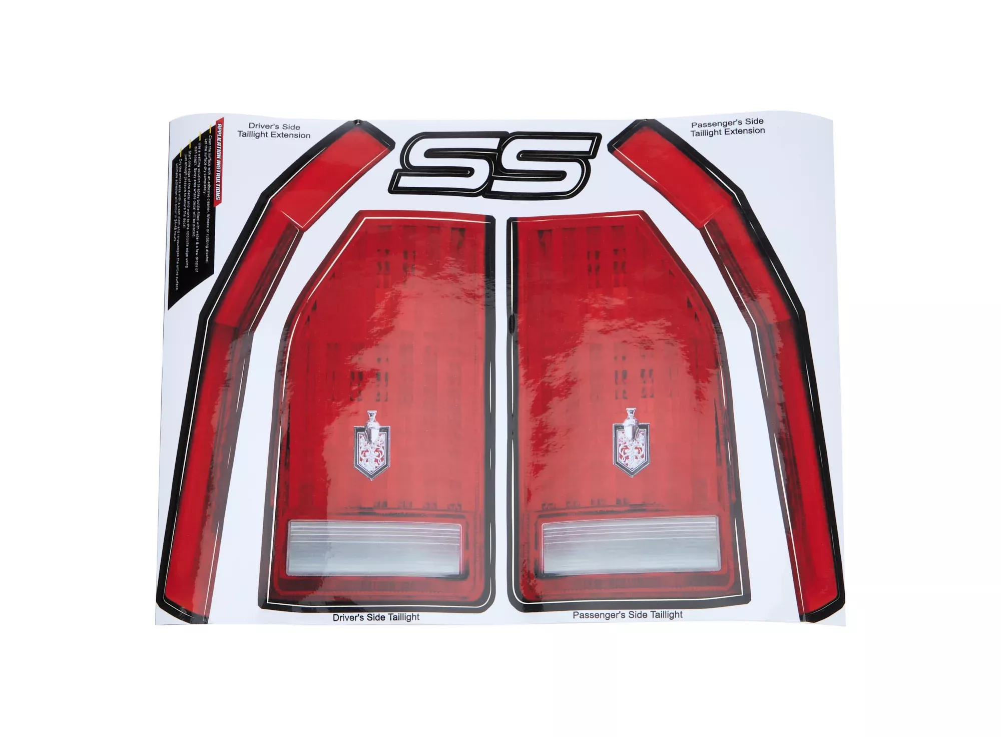Allstar Performance - M/C SS Tail Decal Kit 1983-88
