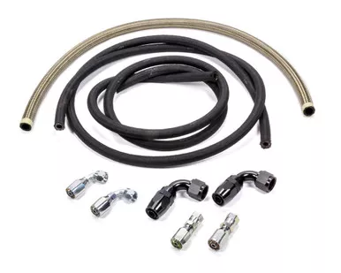 Allstar Performance - Power Steering Hose Kit Rack Rear Mount Pump