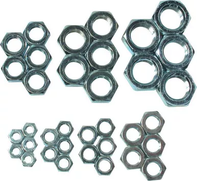 Allstar Performance - RH Jam Nut Assortment Steel