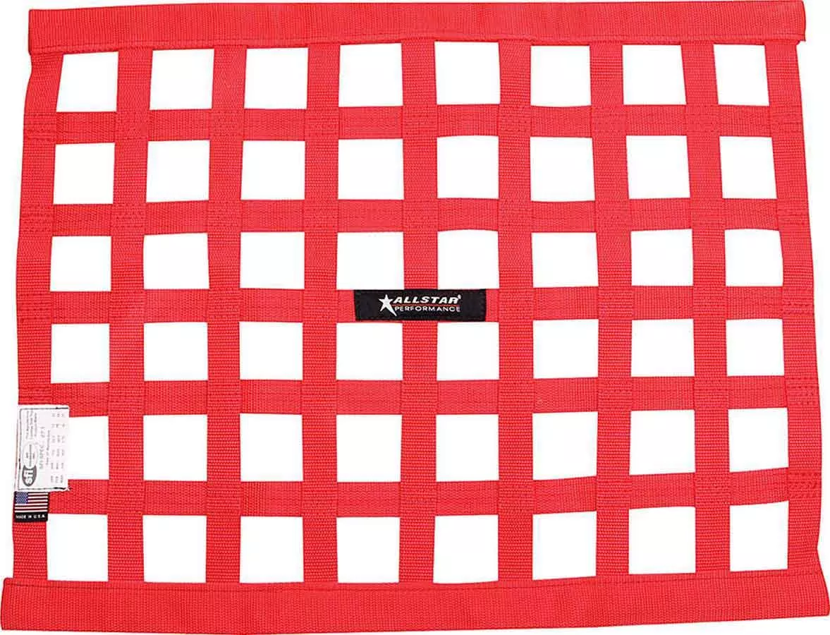 Allstar Performance - Window Net Border Style 18 x 24 SFI Red