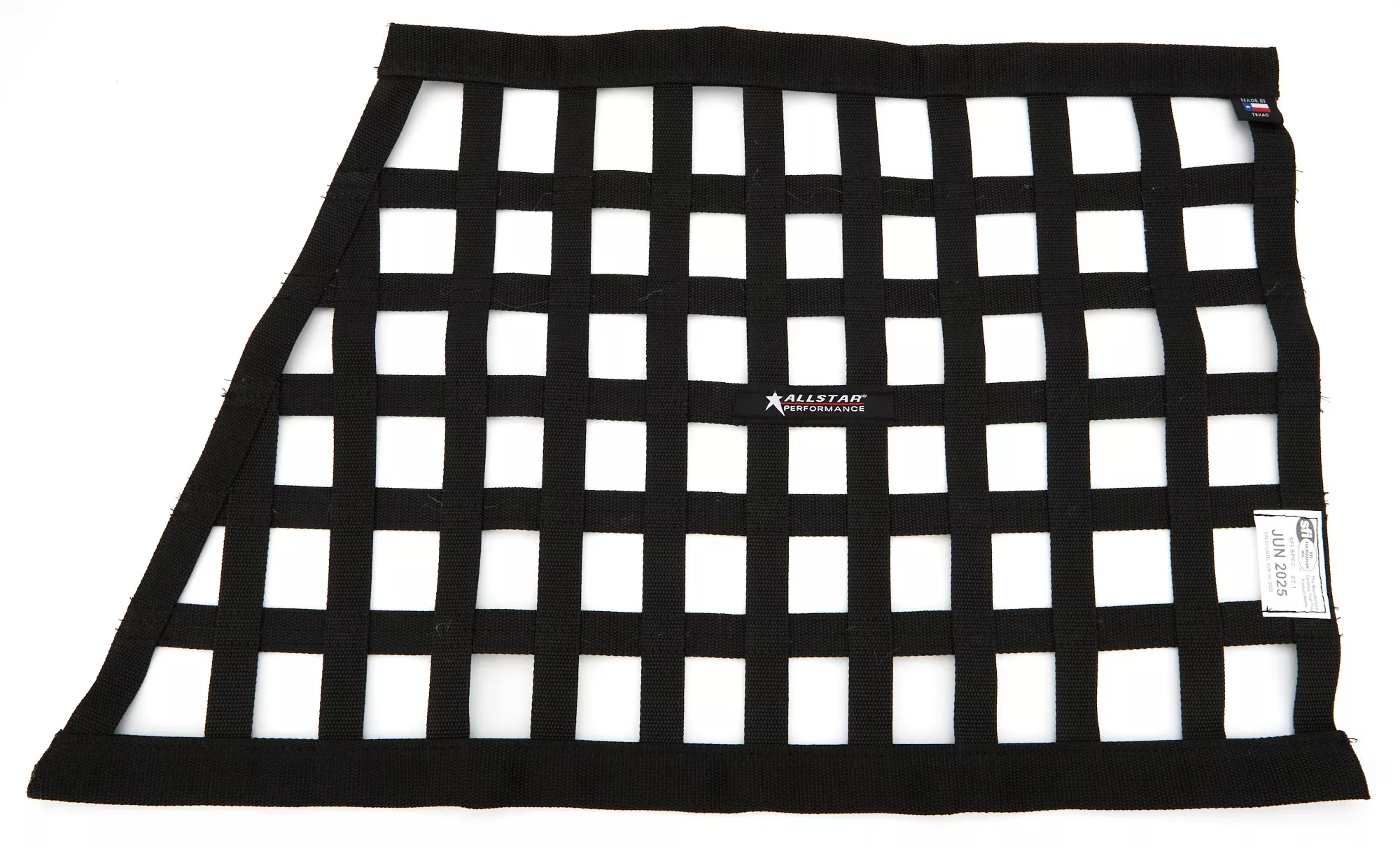Allstar Performance - Window Net Border Style Angled Black SFI