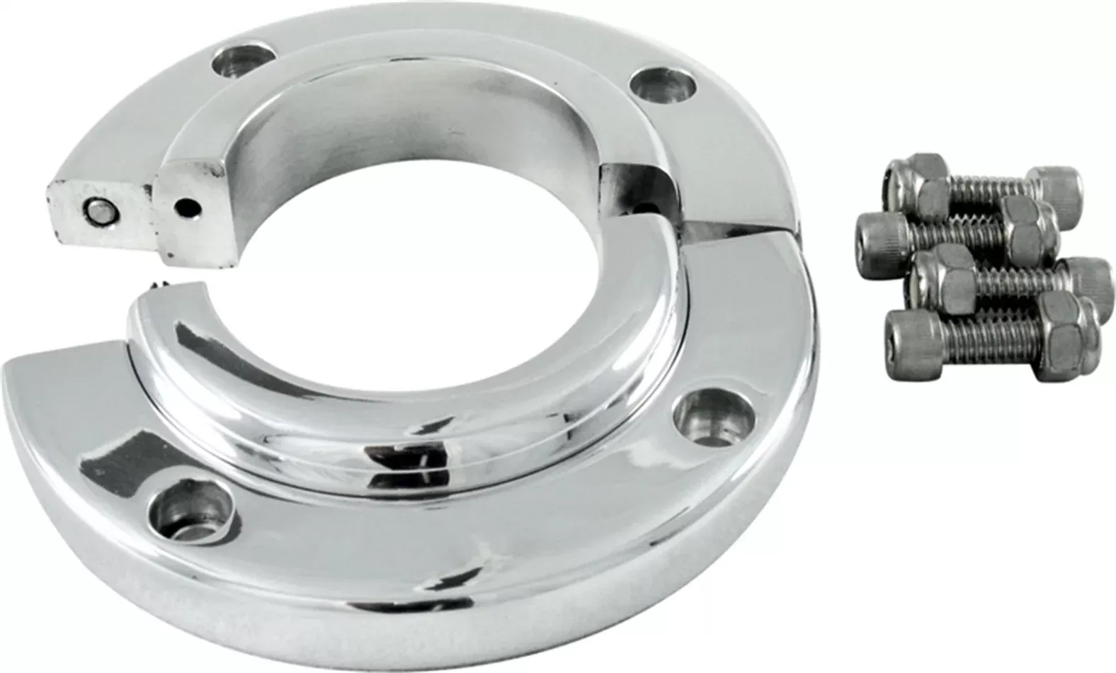 Borgeson - Split Swivel Floor Mount For 2in Column Polished
