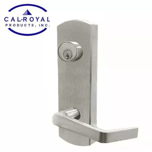 Cal-Royal - ESC7700 - Deadbolt - Entry Function - Satin Chrome - Classroom - Grade 1