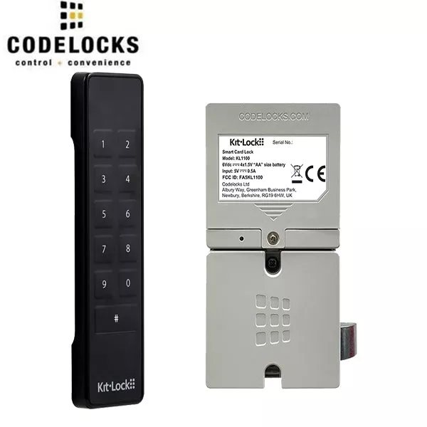 CodeLocks - KL1100-KPD - Electronic KitLock - Keypad Locker Lock w/ Powered Latch - Optional Finish