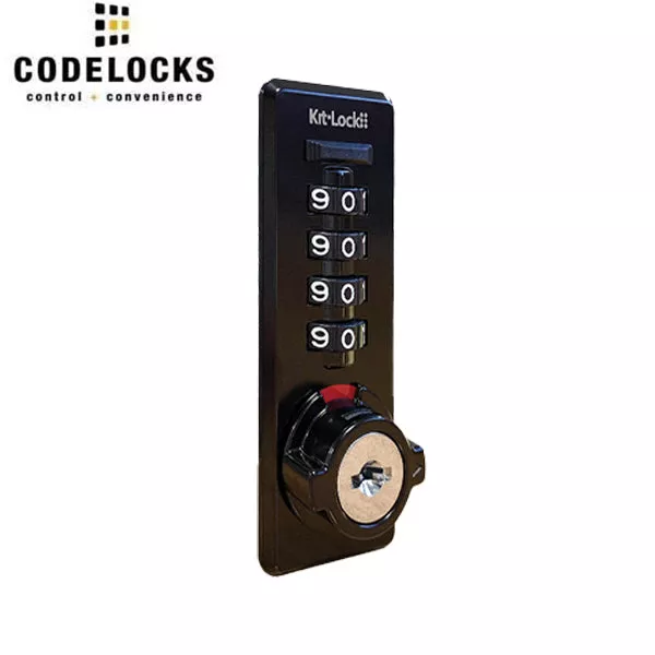 CodeLocks - KL20 - Mechanical Combination Lock - Kit Lock - Optional Handing - Black