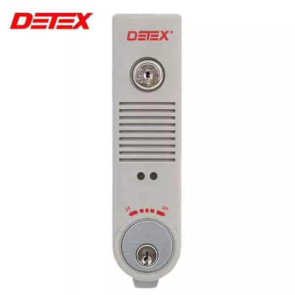 Detex - EAX-500 - Exit Alarm - Keyed Different - 9VDC - Gray