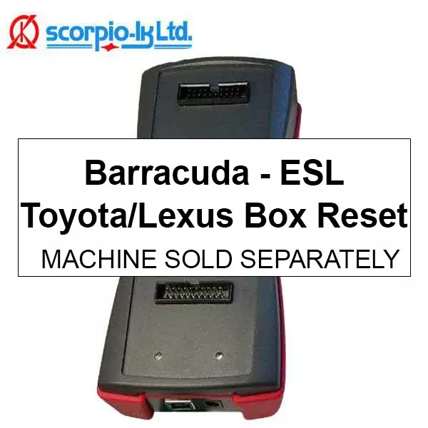 *Discontinued* Barracuda ESL Toyota/Lexus Smart System ID Code Box Reset (Software)