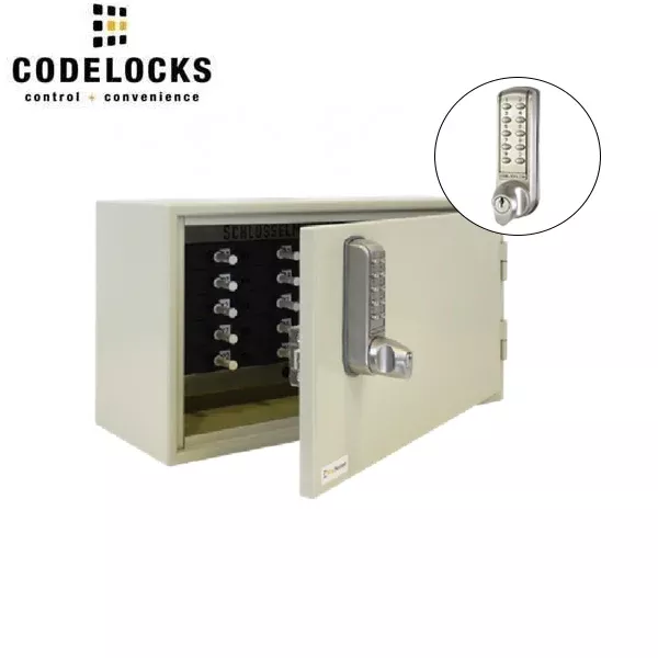 *Discontinued* CodeLocks - Key Secure Extra Security Key Cabinet w/ CL2255 - Medium Duty - Electronic Lock - Tubular Mortise Latch - Key Override - Optional Lock Prep - Optional Size