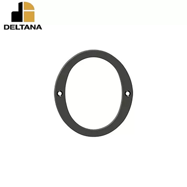 *Discontinued* Deltana - 4" Numbers - Solid Brass - Optional Number