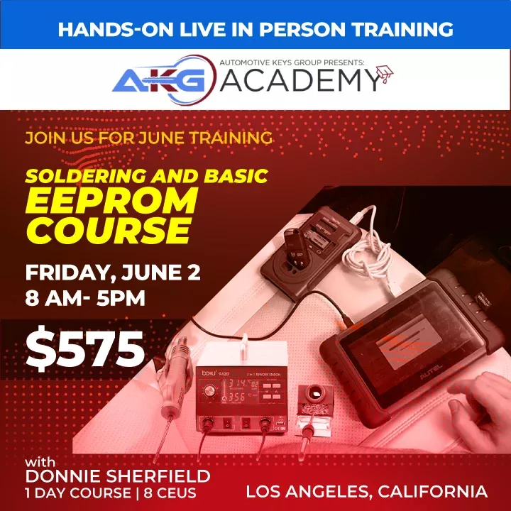 *Discontinued* Hands-On Live In-Person Training - Soldering And Basic EEPROM Course - 1 Day Course - 8 CEU's (June 2nd, 8AM to 5PM PDT - Los Angeles, California)