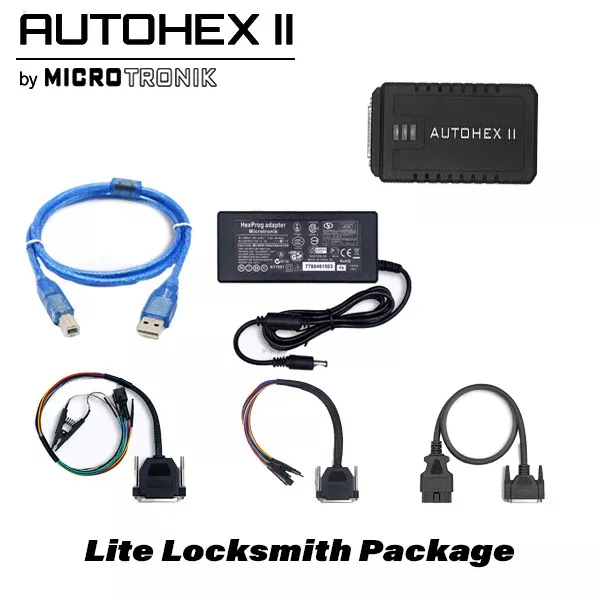 *Discontinued* Microtronik - Autohex II BMW Lite Locksmith Package - Key Programmer For Hexprog & Hextag Tool