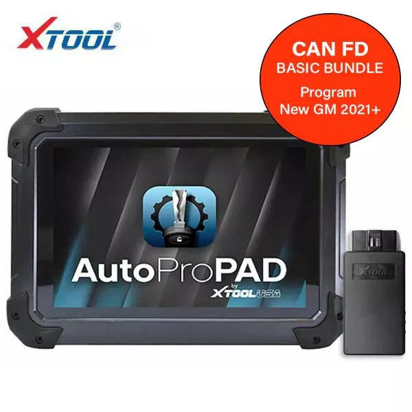 *Discontinued* Xtool - AutoProPad BASIC - Automotive Key Programmer - w/ GM 2021+ CANFD Adapter (CAN FD BASIC BUNDLE)