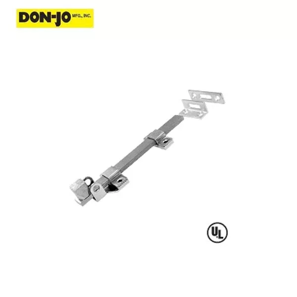 Don-Jo - 1582 - Surface Bolt - 8" Length - 1" Width - Optional Finish