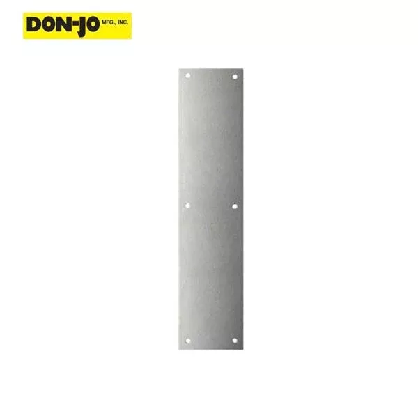 Don-Jo - 71 - Push Plate - 4" Width - Optional Finish