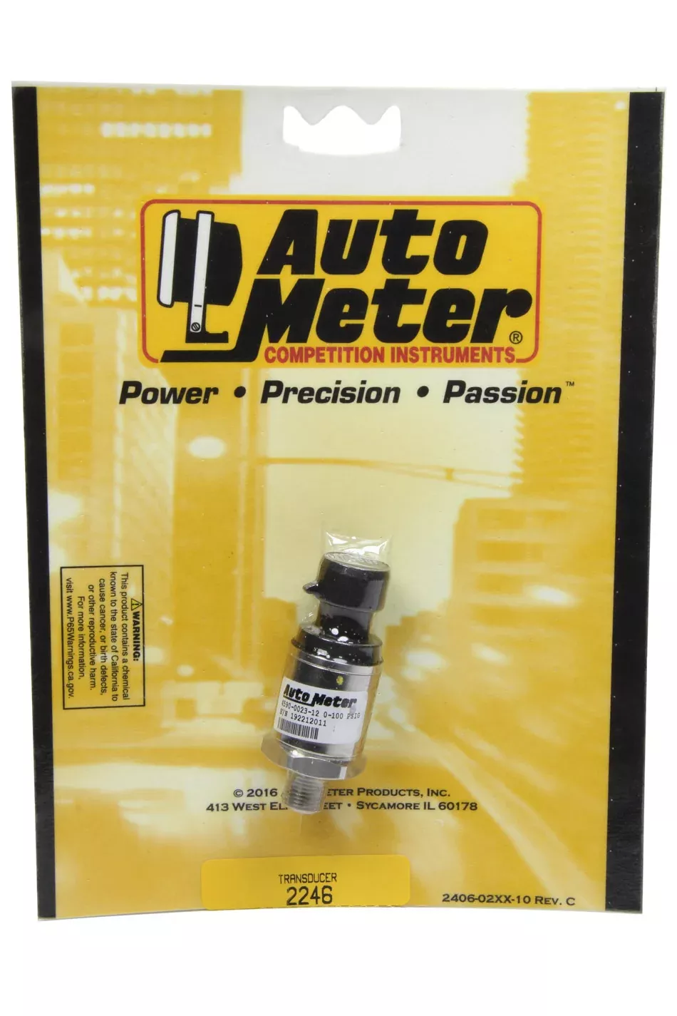 Fuel Pressure Sender - Full Sweep