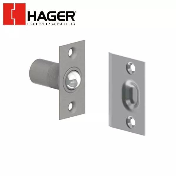 Hager - 321R - Adjustable Ball Catch with Strike - Optional Finish