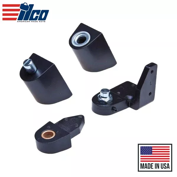 Ilco - Recessed Door Offset Pivot Hinge Set - Dark Bronze - LH