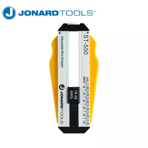 Jonard Tools - Adjustable Wire Stripper, 18-28 AWG