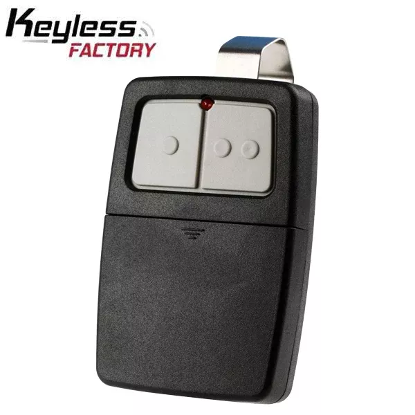 KeylessFactory - Garage Door Push Button Remote - 2 Button - Compatible with Sears / Liftmaster / Chamberlain