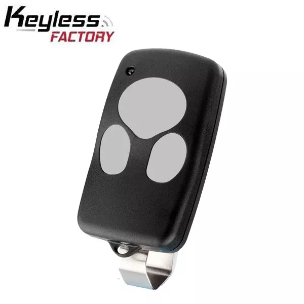 KeylessFactory - Garage Door Push Button Remote - 3 Button - 372Mhz - Compatible with Wayne Dalton Garage Openers