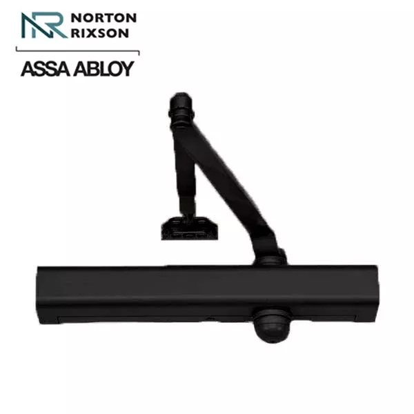 Norton - 8301 - Tri-Packed Manual Door Closer - Back Check Function - PA Bracket/Regular/Top Jamb - Adjustable Arm - Adjustable Sizes 1-6 - Black - Fire Rated - Grade 1