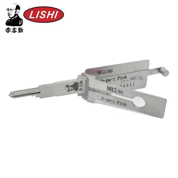 ORIGINAL LISHI - NH2 / IC49 Tool / 2-in-1 / Pick & Decoder - AG