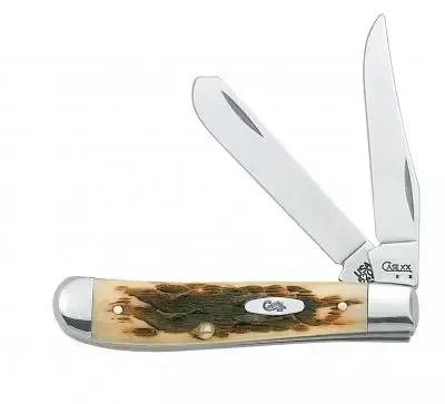 W.R. CASE00013AMBER BONE MINI TRAPPER 6207 SS