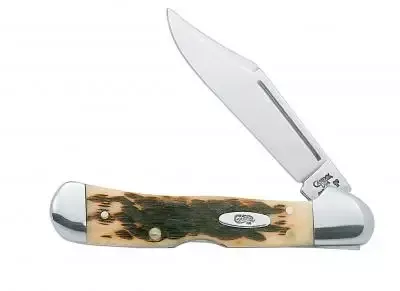 W.R. CASE00133AMBER BONE MINI COPPERLOCK™ 61749L SS
